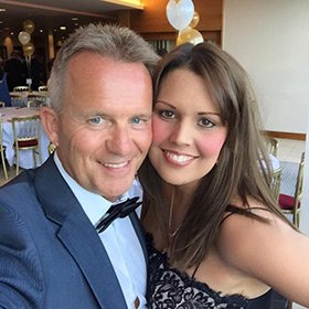 Glenn Harrold and his wife Nicola Haslett (also a Hypnotherapist)