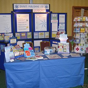 Diviniti Publishing trade show stand